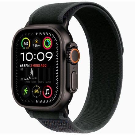 Часы Apple Watch Ultra 2 GPS + Cellular, 49 мм Trail Loop (черный/черный), размер M/L