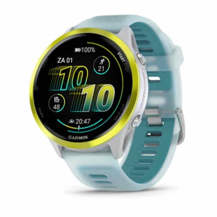 Часы Garmin ForeRunner 570, 47mm (Whitestone/Turquoise)