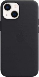 Чехол кожаный для iPhone 13 mini Apple MagSafe (темная ночь)