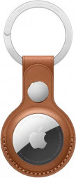 Брелок для Apple AirTag с кольцом для ключей (золотисто-коричневый)