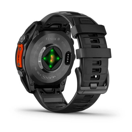 Часы Garmin Fenix 8 AMOLED, 47 mm (Slate Gray/Black Silicone Band)