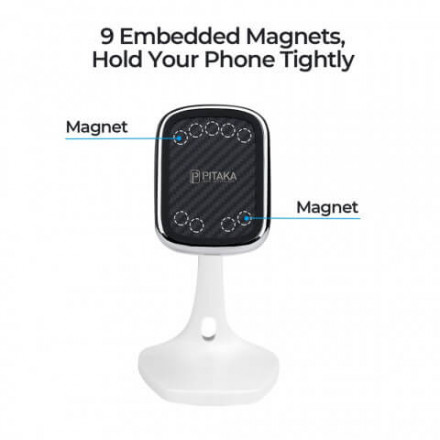 Зарядное устройство для iPhone 11 Pro Max от MagEZ Pitaka Mount Qi desktop белый