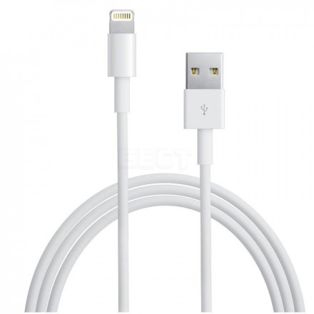Кабель Apple Lightning - USB 1м (белый)