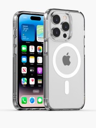 Чехол для iPhone 15 Pro Gurdini Alba Series Protective with Magsafe (прозрачный)